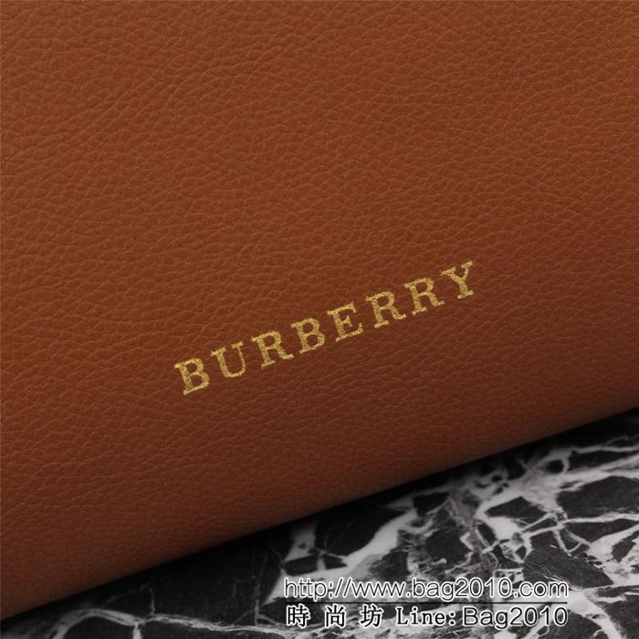 BURBERRY巴寶莉 專櫃爆款 1801原生態細荔枝紋牛皮 手提肩背包  Bhq1120